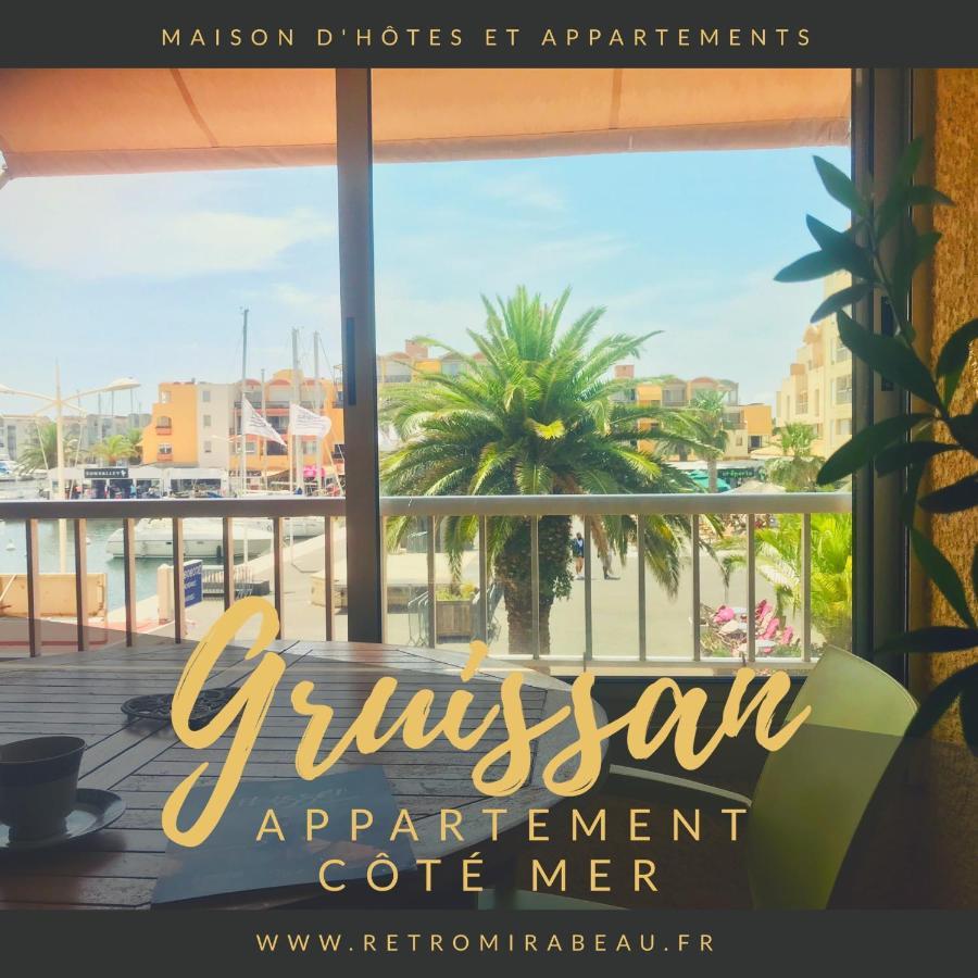 Retromirabeau "Cote Mer" - 29M2 - Lumineux - Terrasse Loggia - Vue Marina - Parking Securise - 2 A 3 Pers - Emplacement Top - Cheques Vacances Connect Gruissan Eksteriør billede