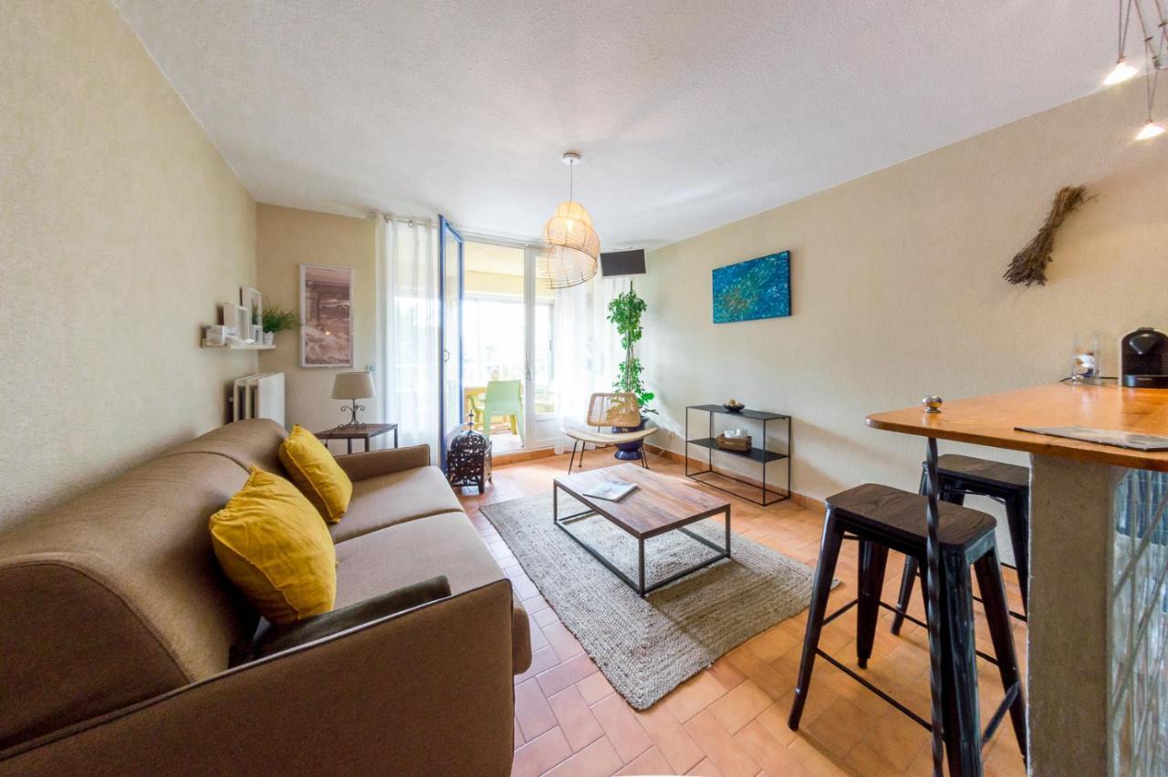 Retromirabeau "Cote Mer" - 29M2 - Lumineux - Terrasse Loggia - Vue Marina - Parking Securise - 2 A 3 Pers - Emplacement Top - Cheques Vacances Connect Gruissan Eksteriør billede