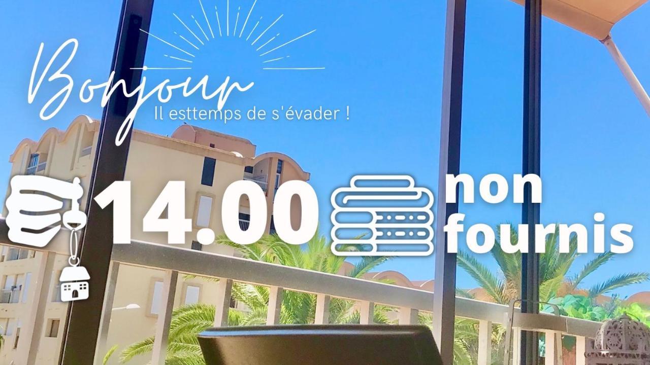 Retromirabeau "Cote Mer" - 29M2 - Lumineux - Terrasse Loggia - Vue Marina - Parking Securise - 2 A 3 Pers - Emplacement Top - Cheques Vacances Connect Gruissan Eksteriør billede