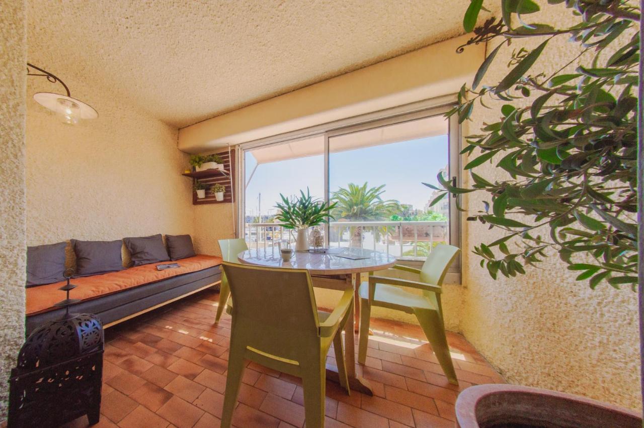 Retromirabeau "Cote Mer" - 29M2 - Lumineux - Terrasse Loggia - Vue Marina - Parking Securise - 2 A 3 Pers - Emplacement Top - Cheques Vacances Connect Gruissan Eksteriør billede